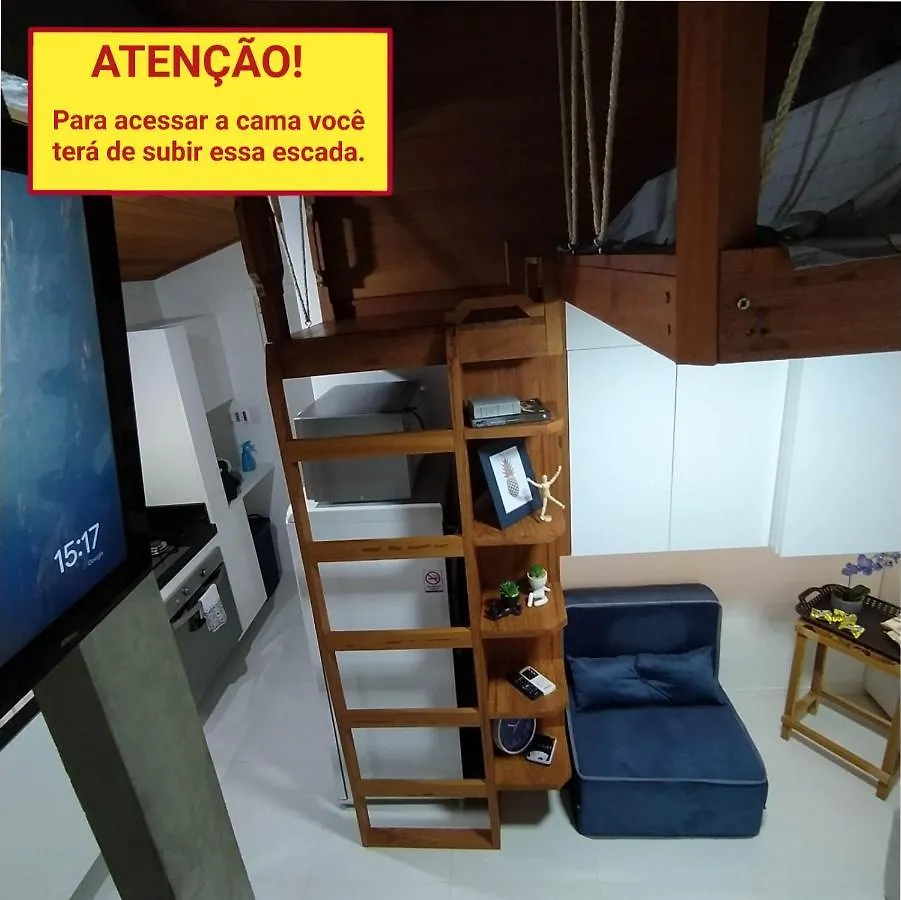 Loft Encantador D - 8 Km De Floripa Sao Jose  Apartmán Sao Jose (Santa Catarina)